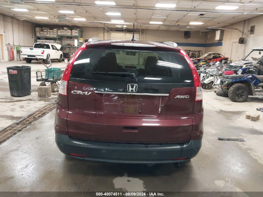 2014 Honda Cr-V Ex-L VIN: 5J6RM4H77EL096309 Lot: 40074511