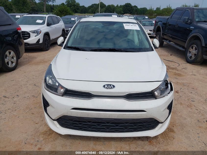 2021 Kia Rio Lx VIN: 3KPA24AD5ME393823 Lot: 40074540