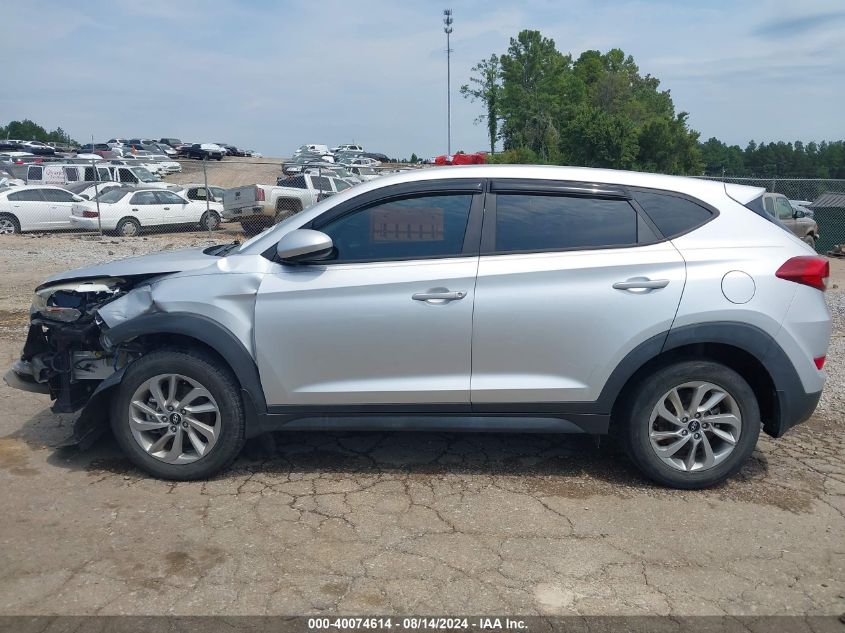 2017 Hyundai Tucson Se VIN: KM8J23A4XHU450286 Lot: 40074614