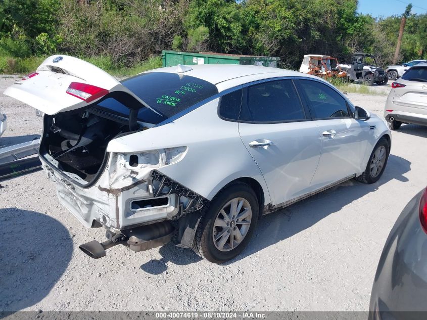 2017 Kia Optima Lx VIN: 5XXGT4L31HG177427 Lot: 40074619