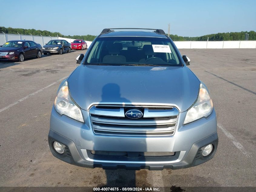 2014 Subaru Outback 2.5I Premium VIN: 4S4BRCDC0E3276345 Lot: 40074675