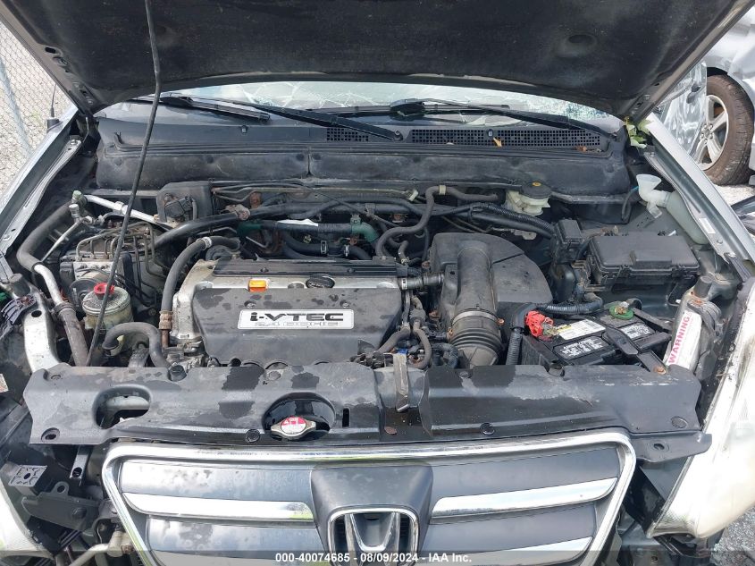 2006 Honda Cr-V Ex VIN: JHLRD78846C034175 Lot: 40074685