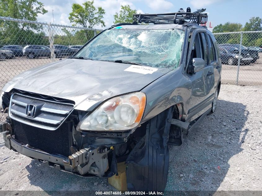 2006 Honda Cr-V Ex VIN: JHLRD78846C034175 Lot: 40074685