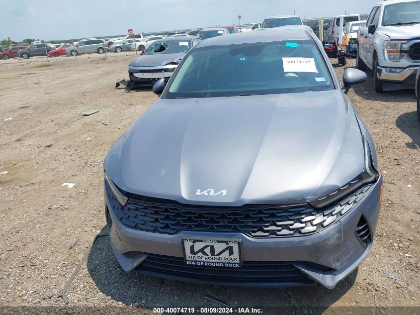 2022 Kia K5 Lxs VIN: 5XXG14J26NG121625 Lot: 40074719