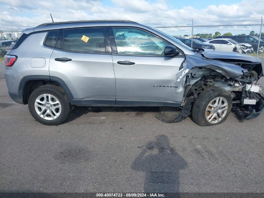 2018 Jeep Compass Sport VIN: 3C4NJDAB8JT132079 Lot: 40074723