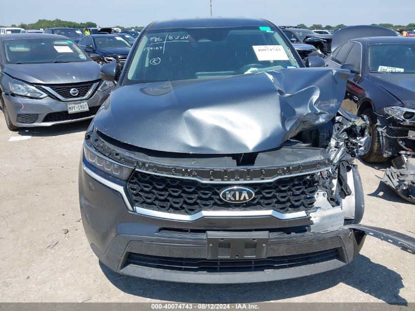 2021 KIA SORENTO LX - 5XYRG4LC6MG043404