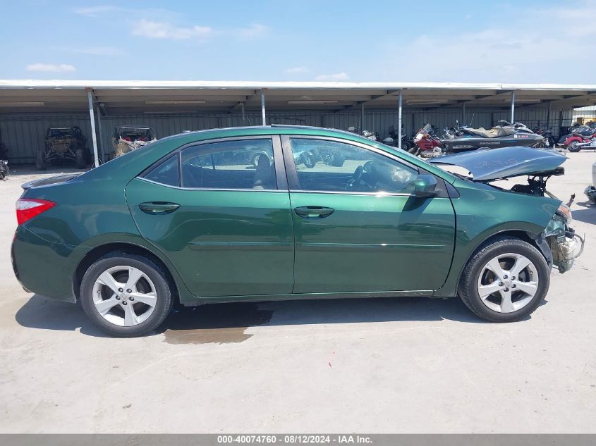 2014 Toyota Corolla Le Eco Plus VIN: 5YFBPRHE0EP054176 Lot: 40074760