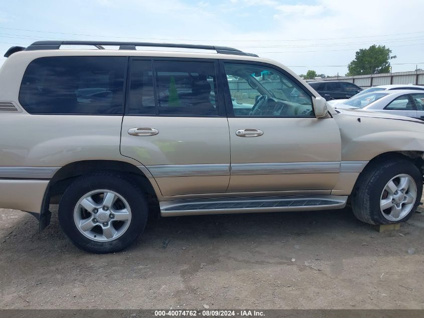 2004 Toyota Land Cruiser VIN: JTEHT05J542065038 Lot: 40074762