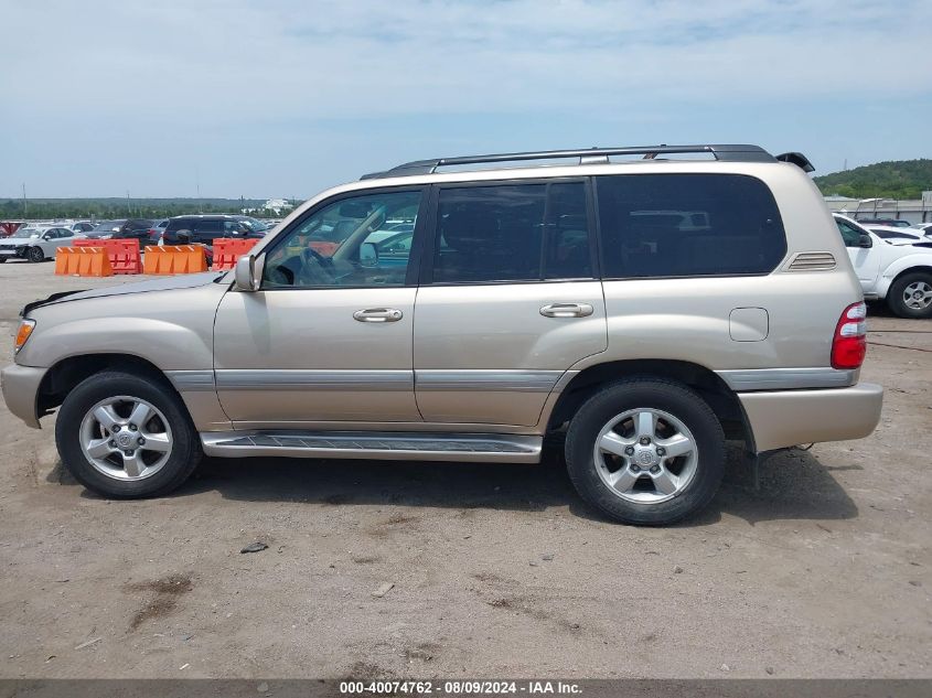 2004 Toyota Land Cruiser VIN: JTEHT05J542065038 Lot: 40074762