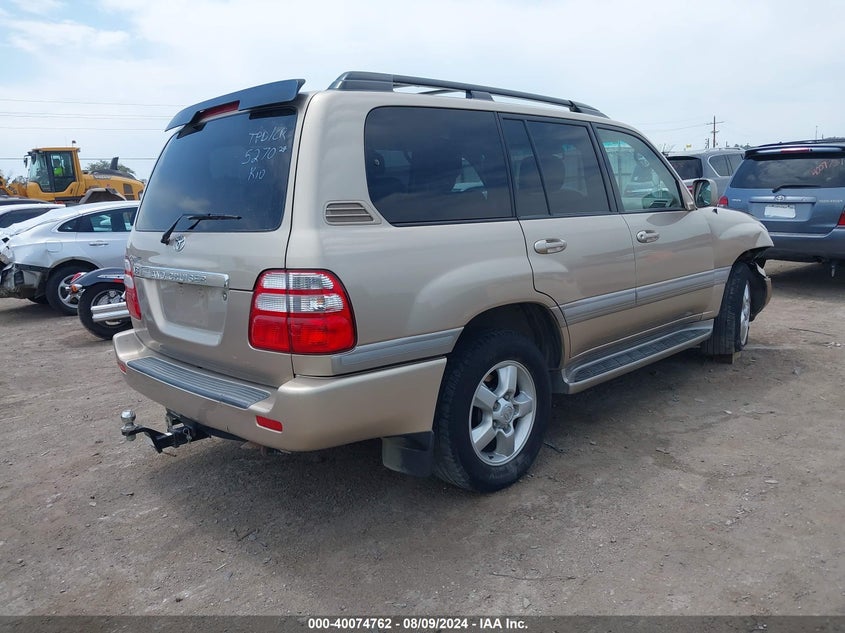 2004 Toyota Land Cruiser VIN: JTEHT05J542065038 Lot: 40074762