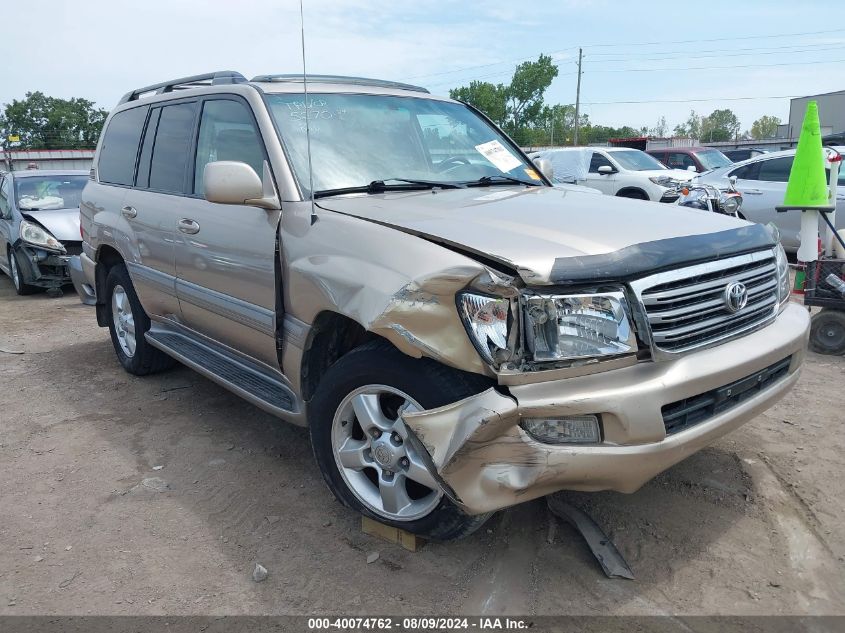 2004 Toyota Land Cruiser VIN: JTEHT05J542065038 Lot: 40074762