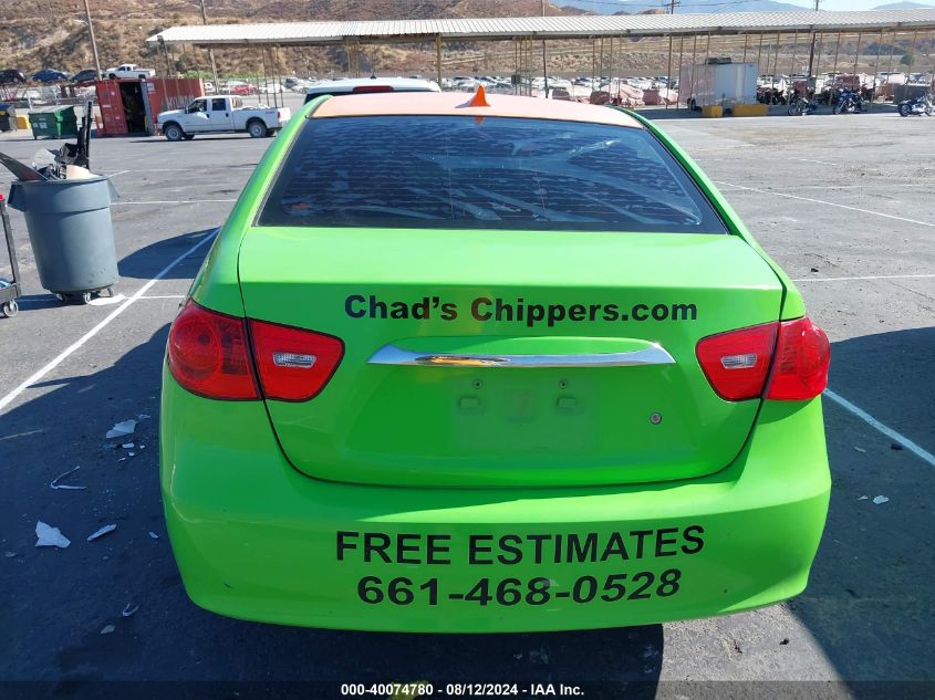 2010 Hyundai Elantra Gls VIN: KMHDU4AD9AU059388 Lot: 40074780