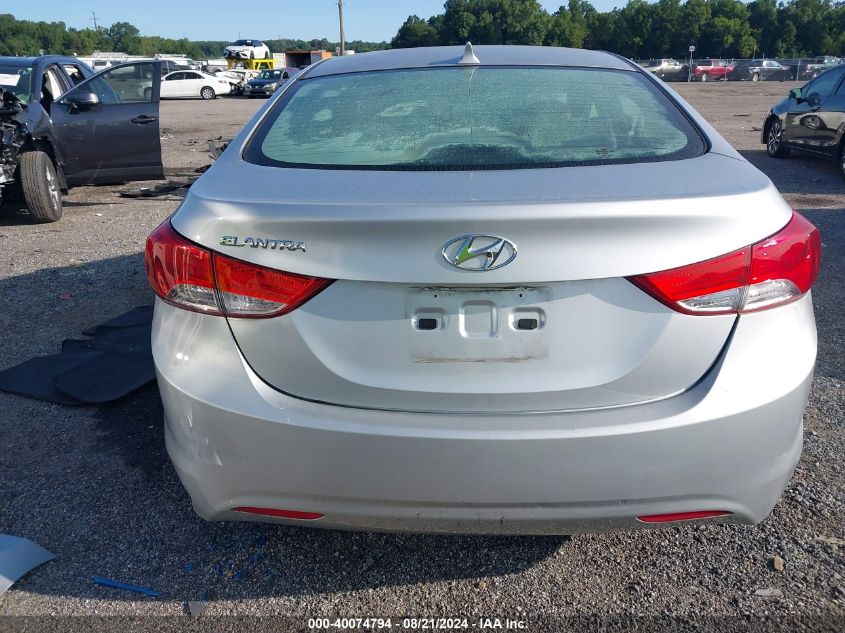 2012 Hyundai Elantra Gls Pzev VIN: 5NPDH4AE8CH094339 Lot: 40074794