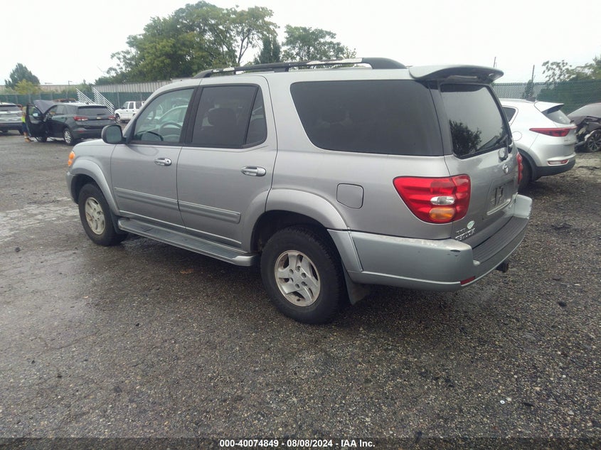 2002 Toyota Sequoia Limited V8 VIN: 5TDBT48A22S075383 Lot: 40074849