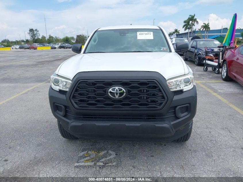 2022 Toyota Tacoma Sr VIN: 3TYRX5GN5NT054405 Lot: 40074851