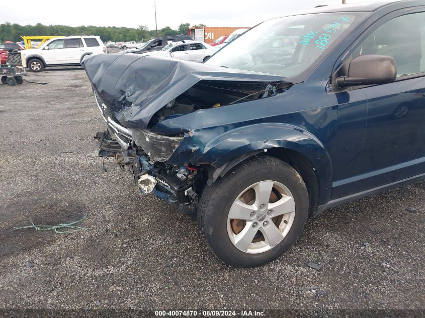 2013 Dodge Journey Se VIN: 3C4PDCAB7DT584653 Lot: 40074870