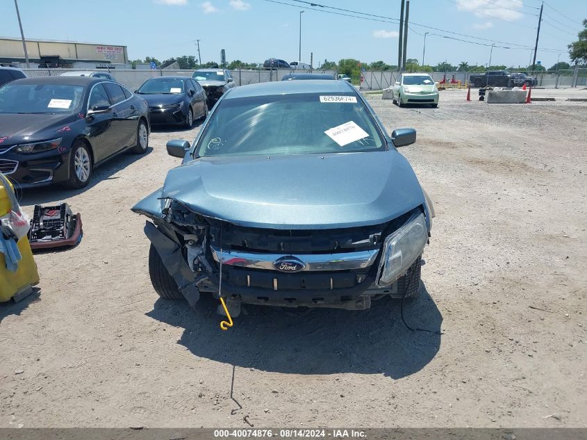 2011 Ford Fusion Sel VIN: 3FAHP0JA4BR237900 Lot: 40074876