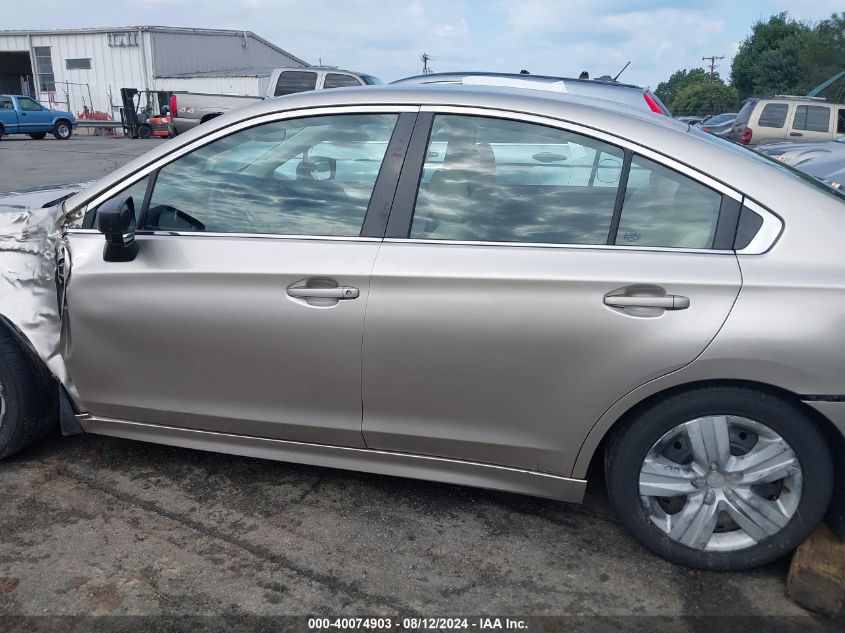 2015 Subaru Legacy 2.5I VIN: 4S3BNBA67F3039457 Lot: 40074903