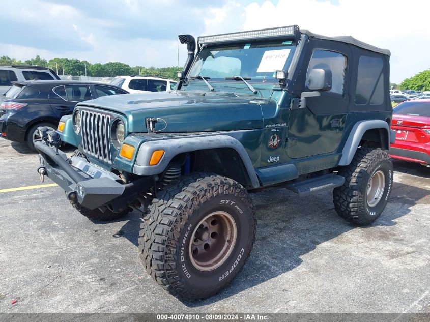 1999 Jeep Wrangler Sahara VIN: 1J4FY49S1XP418545 Lot: 40074910