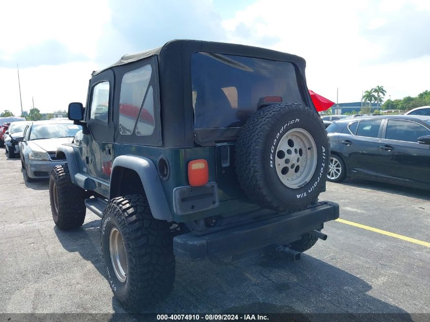 1999 Jeep Wrangler Sahara VIN: 1J4FY49S1XP418545 Lot: 40074910