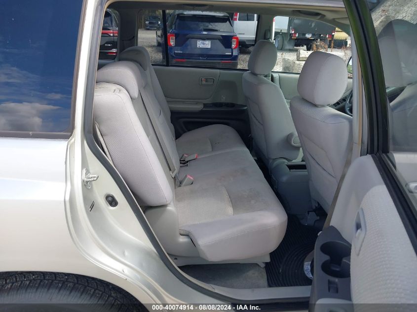 2007 Toyota Highlander V6 VIN: JTEHP21A170191693 Lot: 40074914