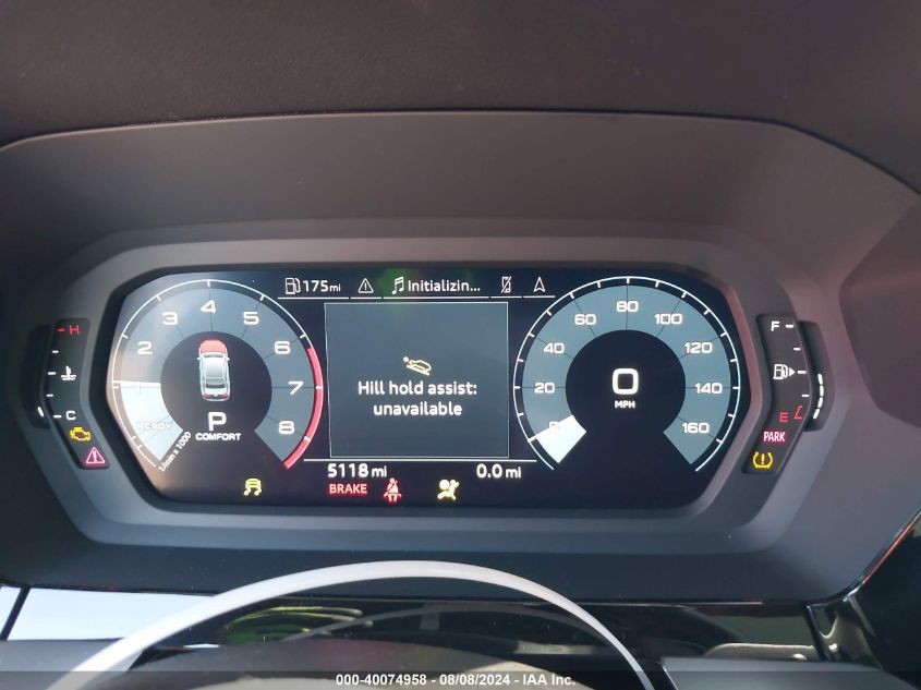 2024 AUDI A3 2.0L I-4 DI, DOHC, V(VIN: WAUGUDGY5RA003017