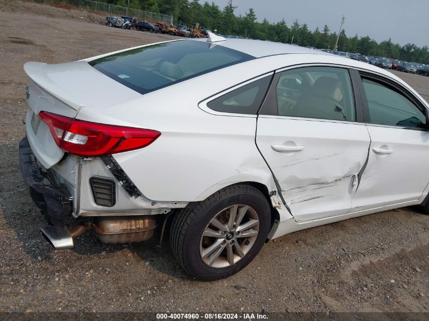 2015 Hyundai Sonata Se VIN: 5NPE24AF8FH211159 Lot: 40074960