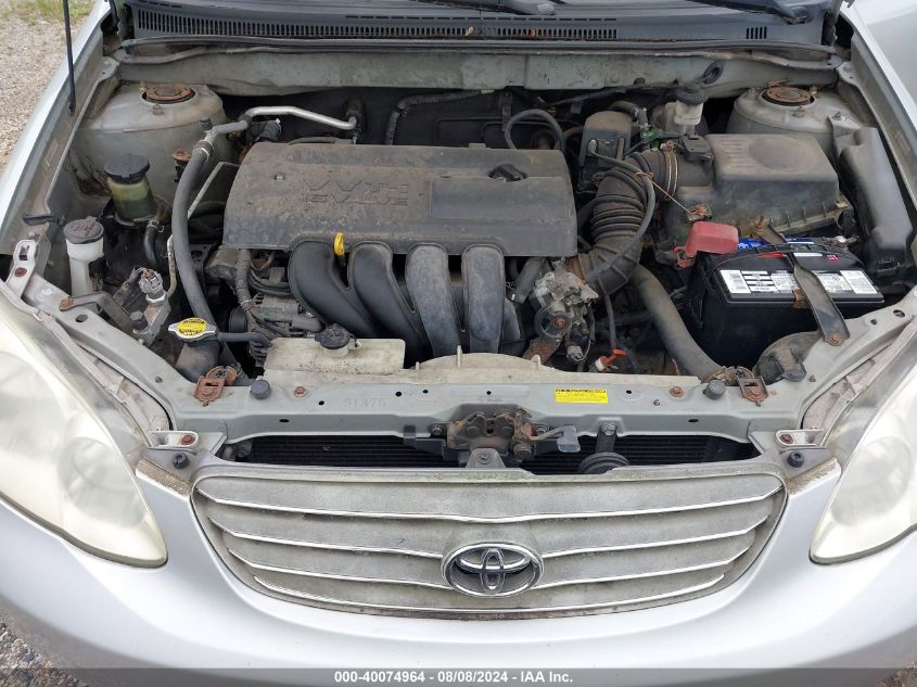 2003 Toyota Corolla Le VIN: 2T1BR32E53C128401 Lot: 40074964