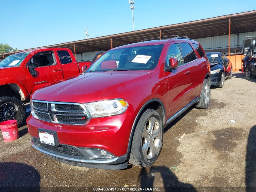 2015 Dodge Durango Limited VIN: 1C4RDJDG6FC801936 Lot: 40074973