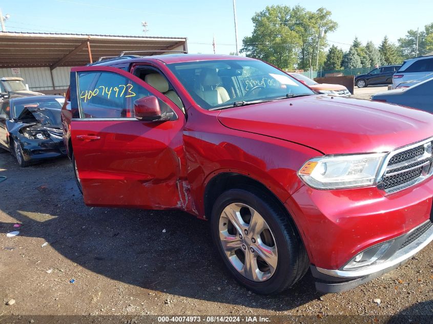 2015 Dodge Durango Limited VIN: 1C4RDJDG6FC801936 Lot: 40074973