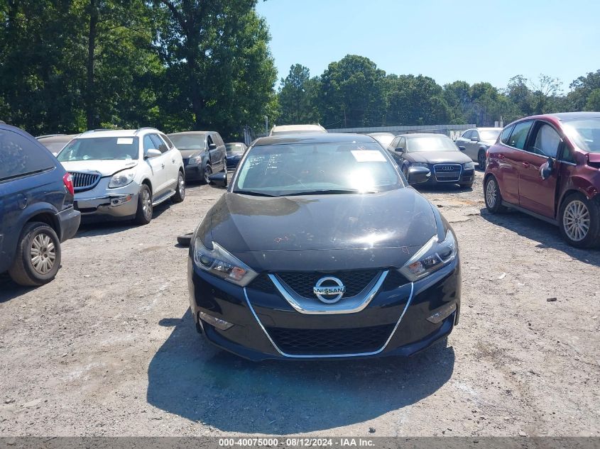 2017 Nissan Maxima 3.5 Sv VIN: 1N4AA6APXHC422261 Lot: 40075000