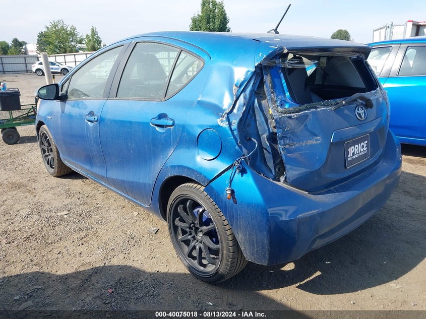 2012 Toyota Prius C Two VIN: JTDKDTB38C1527045 Lot: 40075018