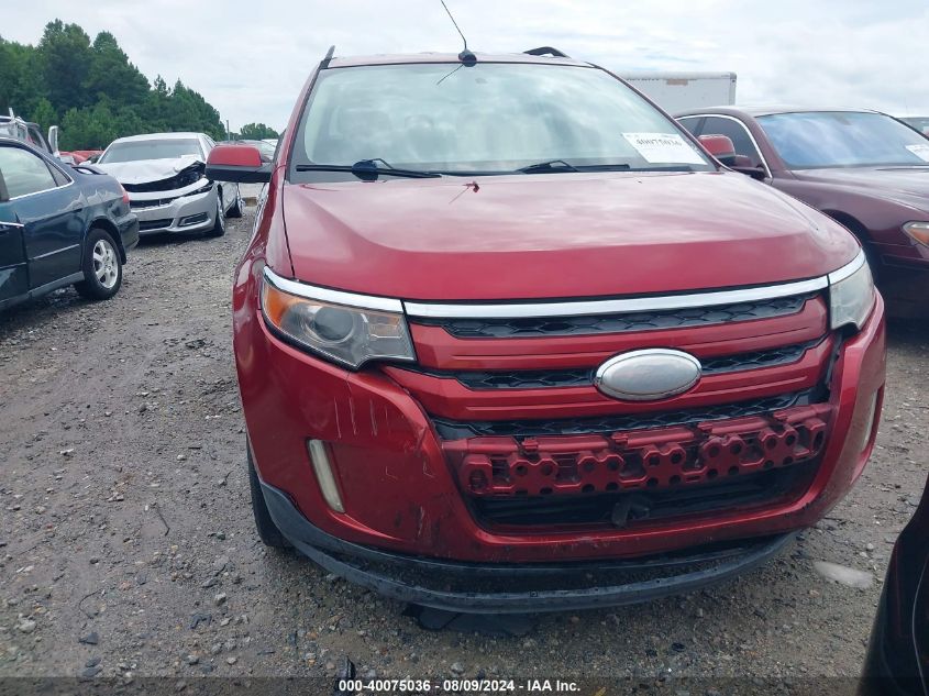 2013 Ford Edge Sel VIN: 2FMDK3J92DBB50153 Lot: 40075036