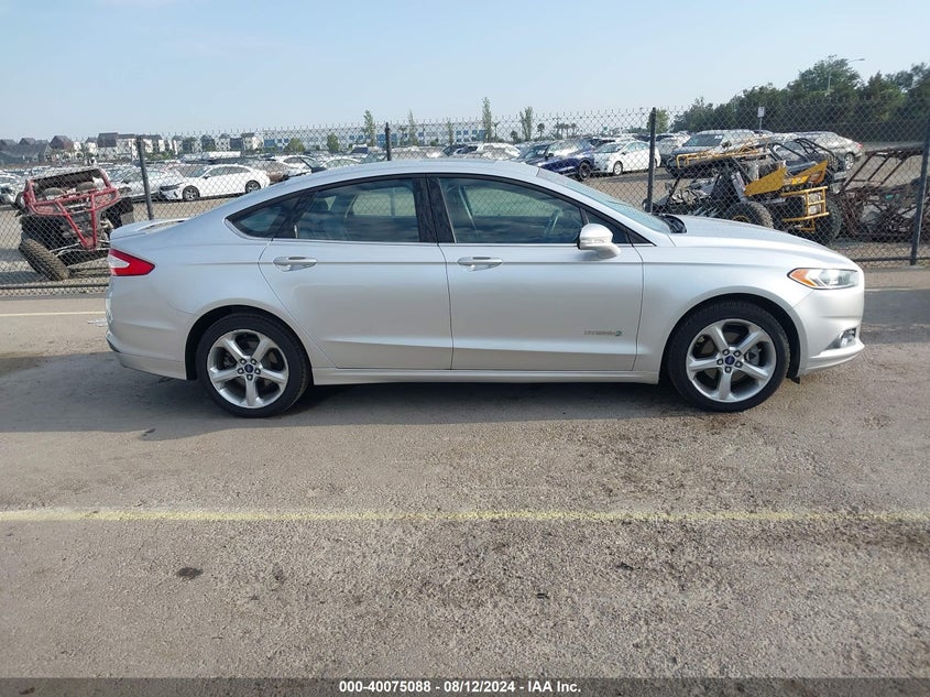 2014 Ford Fusion Hybrid Se VIN: 3FA6P0LU0ER306617 Lot: 40075088