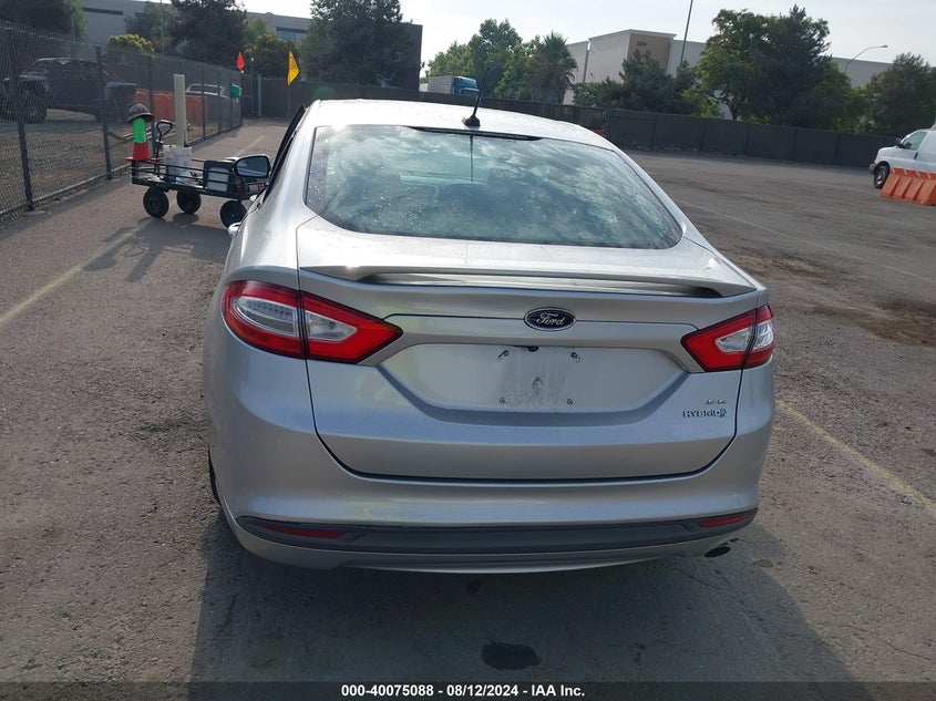 2014 Ford Fusion Hybrid Se VIN: 3FA6P0LU0ER306617 Lot: 40075088