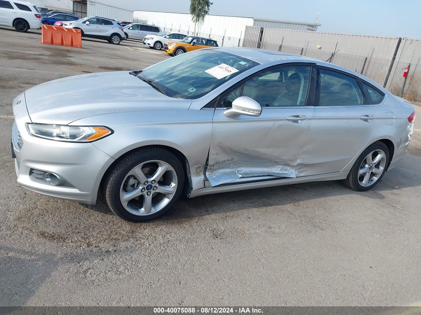 2014 Ford Fusion Hybrid Se VIN: 3FA6P0LU0ER306617 Lot: 40075088