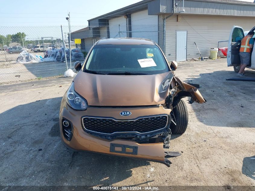 2019 Kia Sportage Lx VIN: KNDPMCACXK7616697 Lot: 40075143