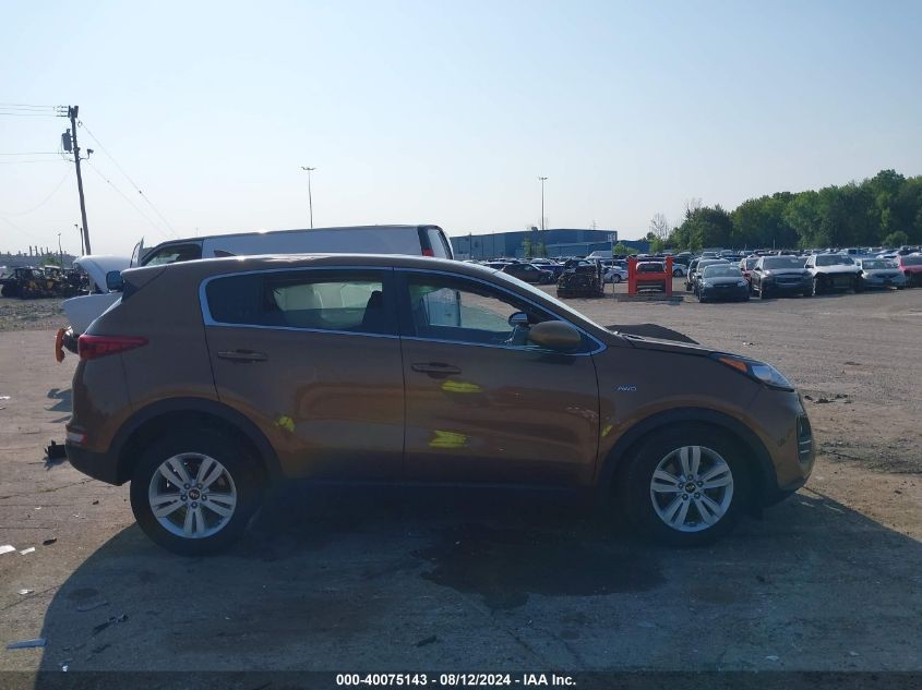 2019 Kia Sportage Lx VIN: KNDPMCACXK7616697 Lot: 40075143