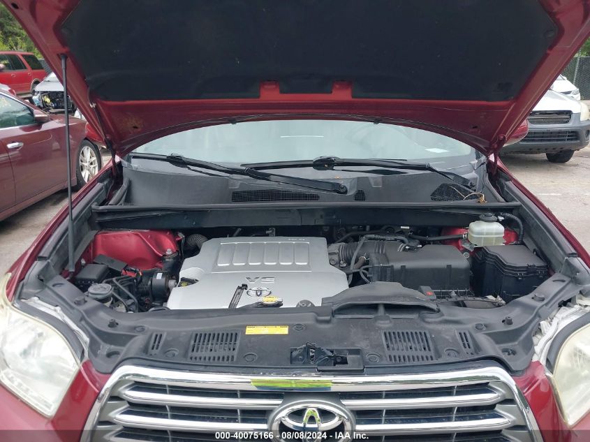 2009 Toyota Highlander Limited VIN: JTEES42A692146896 Lot: 40075166