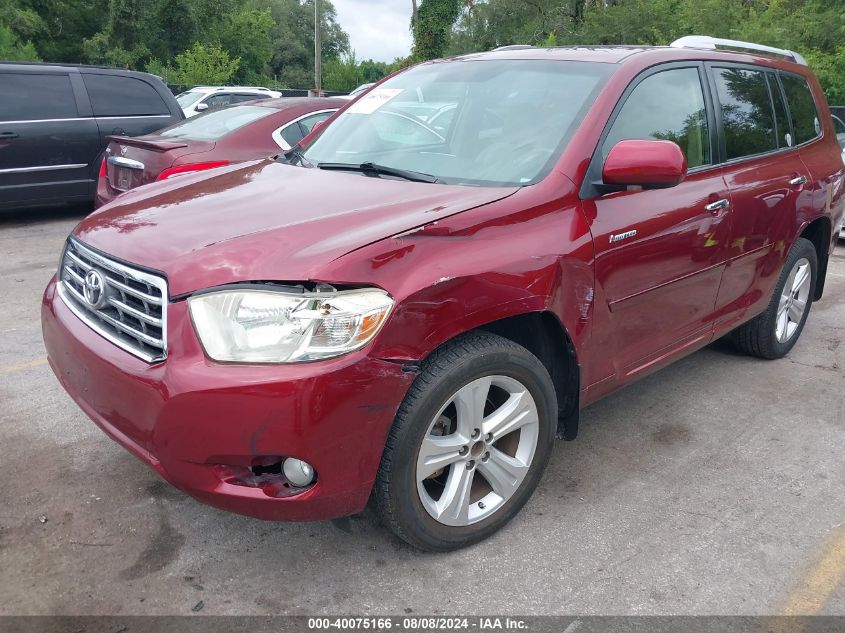2009 Toyota Highlander Limited VIN: JTEES42A692146896 Lot: 40075166