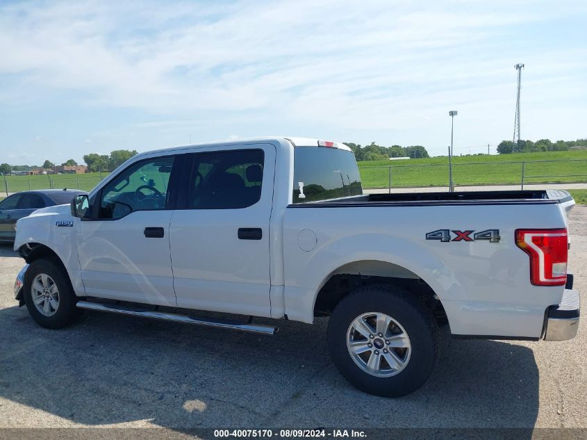 2017 Ford F-150 Xlt VIN: 1FTEW1E8XHFB46567 Lot: 40075170