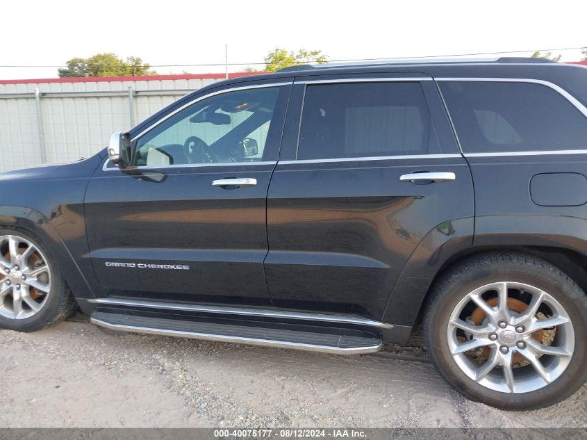 2014 Jeep Grand Cherokee Summit VIN: 1C4RJFJM8EC375889 Lot: 40075177