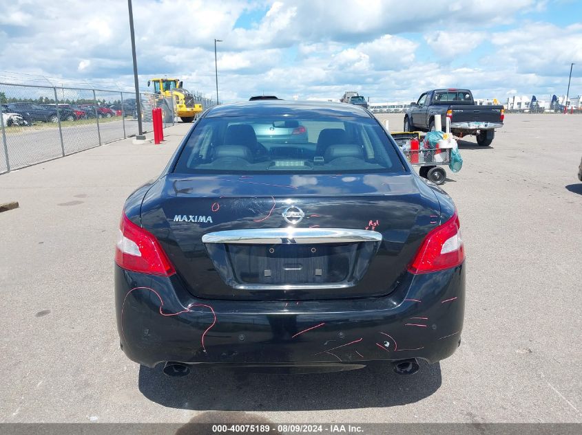 2009 Nissan Maxima 3.5 Sv VIN: 1N4AA51E39C855219 Lot: 40075189