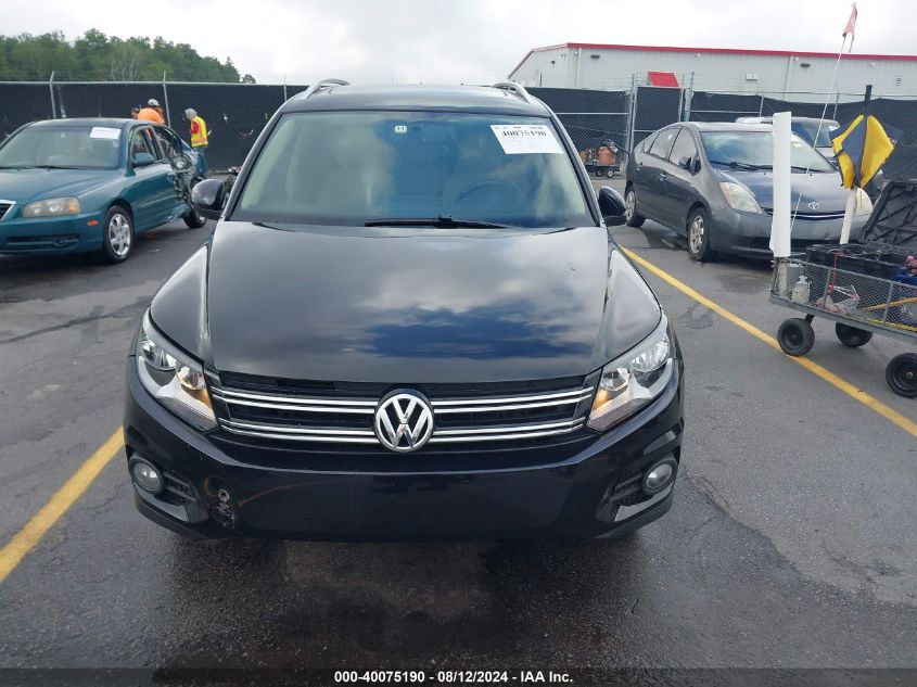 2012 Volkswagen Tiguan Se VIN: WVGAV7AX8CW551882 Lot: 40075190