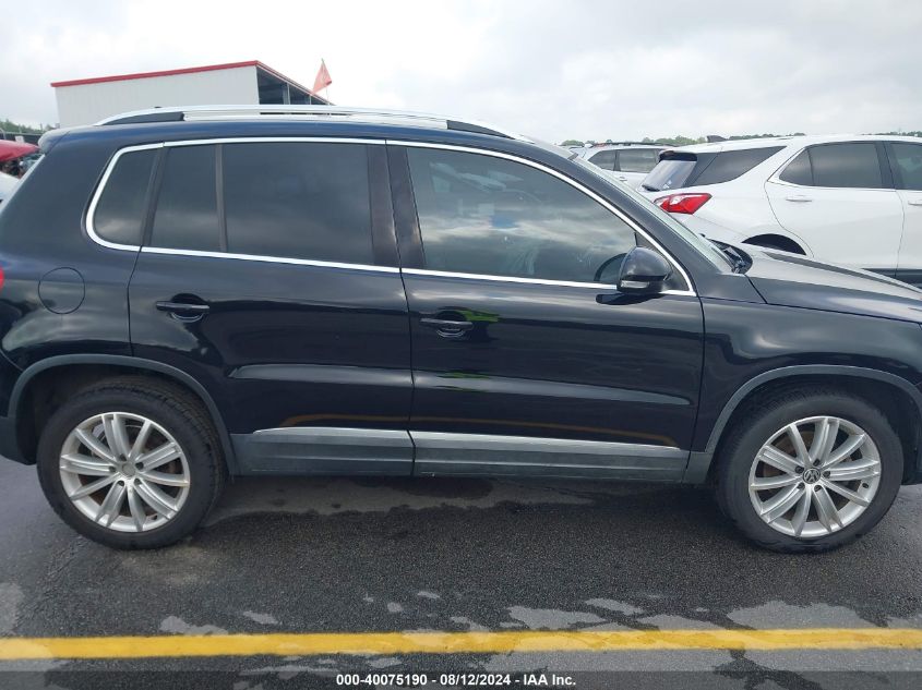 2012 Volkswagen Tiguan Se VIN: WVGAV7AX8CW551882 Lot: 40075190