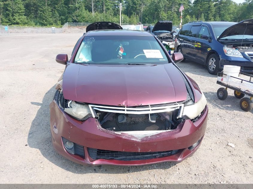 2010 Acura Tsx VIN: JH4CU2F62AC043309 Lot: 40075193