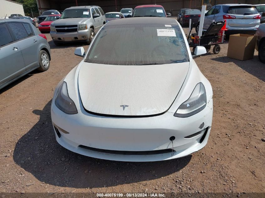 2022 Tesla Model 3 Long Range Dual Motor All-Wheel Drive VIN: 5YJ3E1EB5NF270817 Lot: 40075199