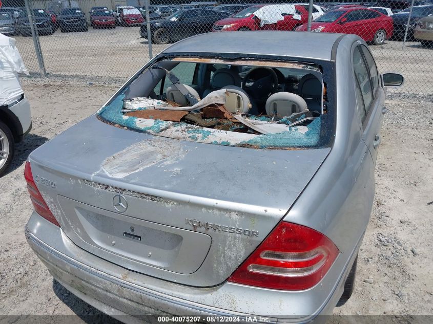 2004 Mercedes-Benz C 230K Sport Sedan VIN: WDBRF40J54F464229 Lot: 40075207