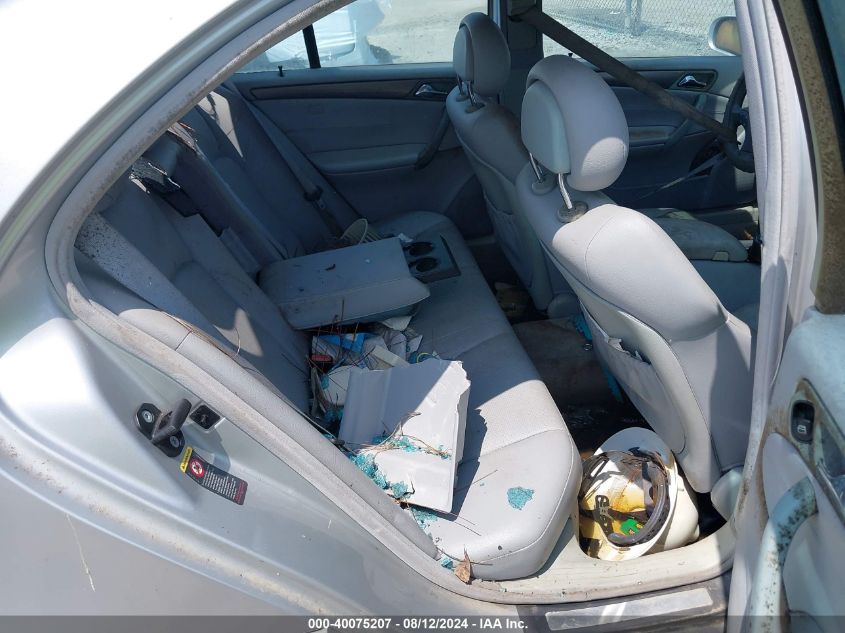 2004 Mercedes-Benz C 230K Sport Sedan VIN: WDBRF40J54F464229 Lot: 40075207