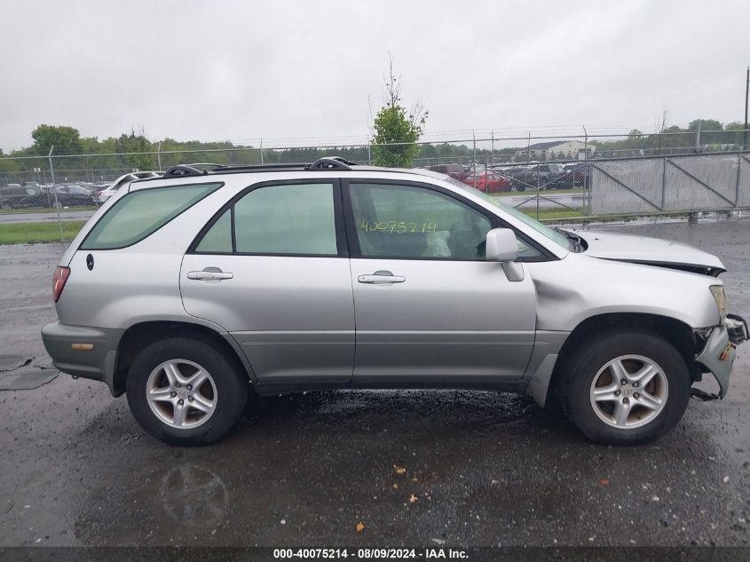 1999 Lexus Rx 300 VIN: JT6HF10U0X0008658 Lot: 40075214